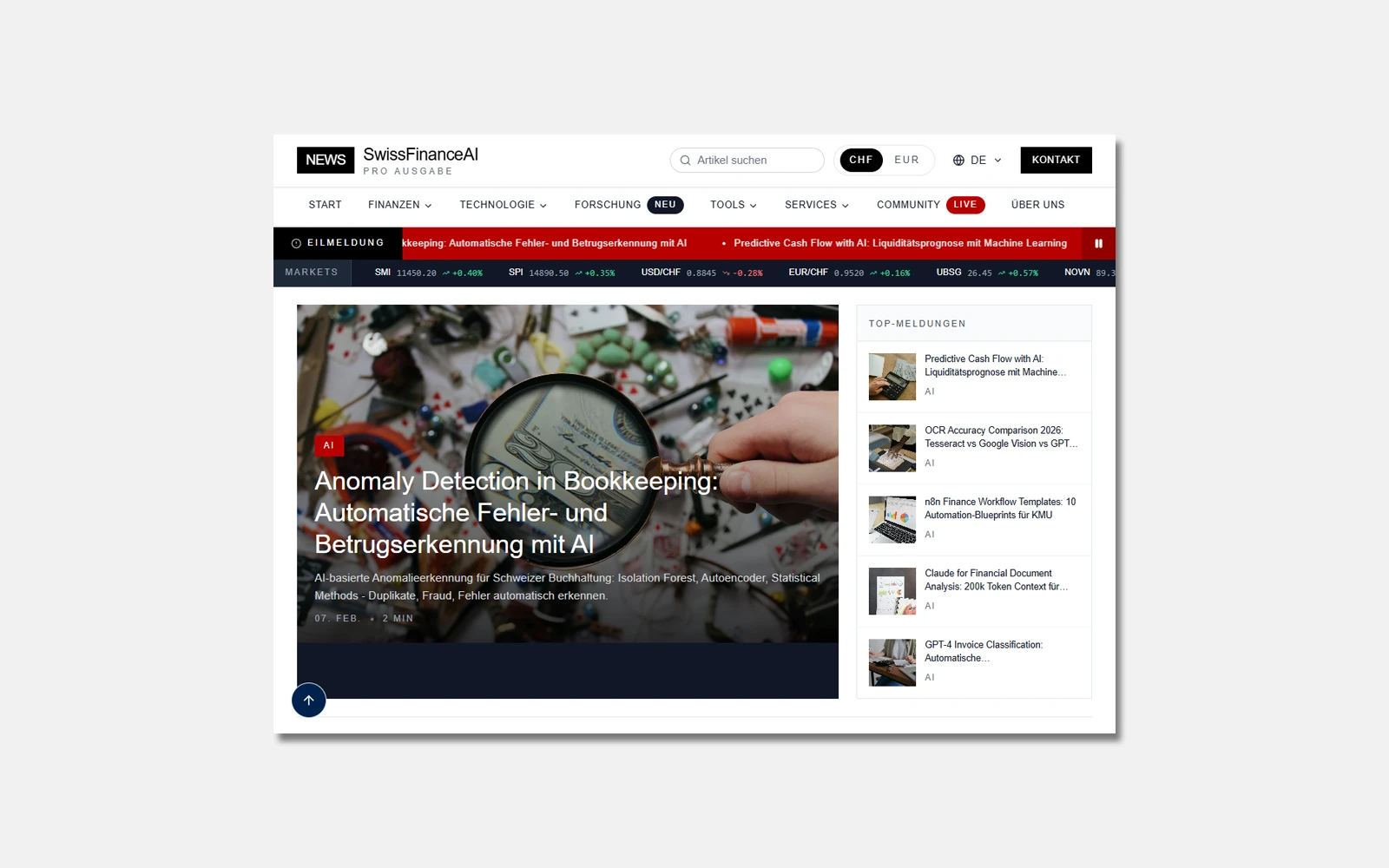 SwissFinanceAI