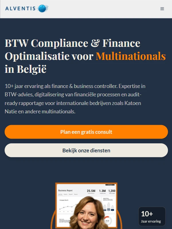Alventis technical SEO audit view